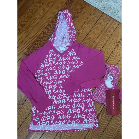 American Girl Other - American Girl Pink Hoodie, Girl And Doll, Large 14 16